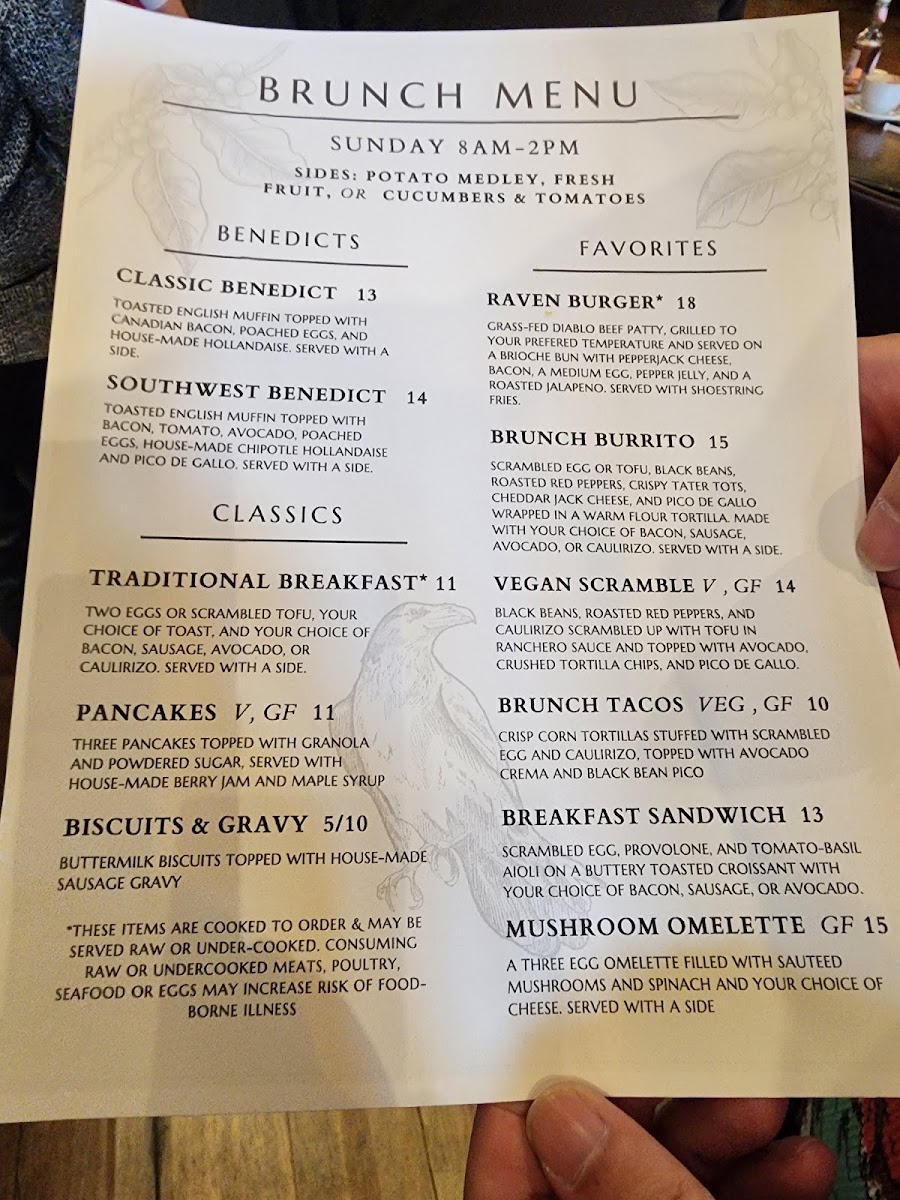 Raven Cafe Menu - Image 6
